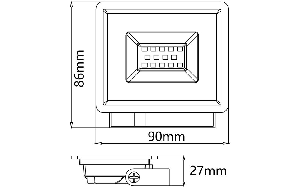 Velvalux LED Bouwlamp Velvalux Glowlit - Waterdicht IP65, Neutraal Wit, Flikkervrij