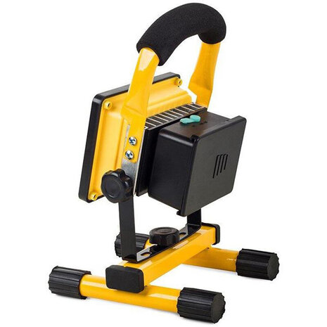 HLW LED Waterdichte Verstelbare LED Bouwlamp met COB LED, IP65 & Koud Wit 6000K HLW LED Waterdichte Verstelbare LED Bouwlamp met COB LED, IP65 & Koud Wit 6000K