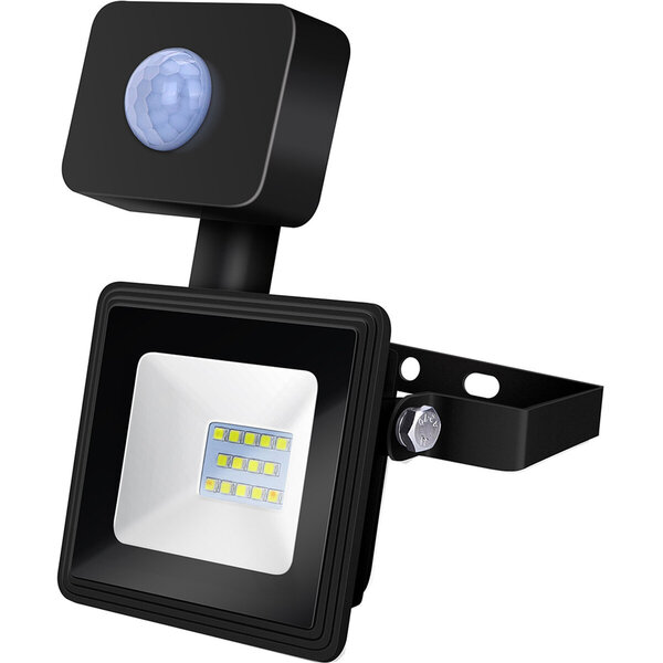 HLW LED LED Bouwlamp & Wandlamp met Sensor - Waterdicht IP65, Koud Wit 6000K, Zwart & Wit