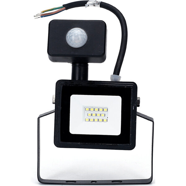 HLW LED LED Bouwlamp & Wandlamp met Sensor - Waterdicht IP65, Koud Wit 6000K, Zwart & Wit
