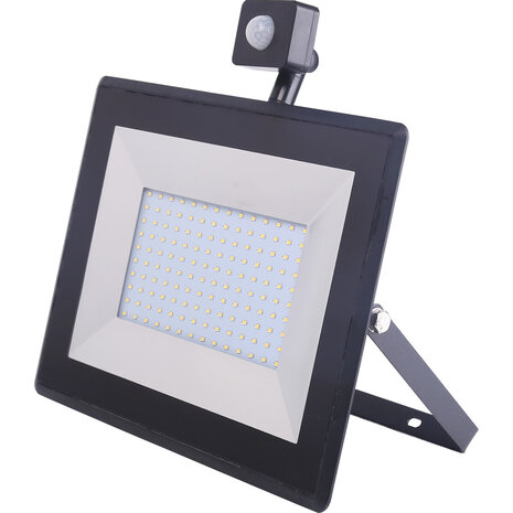 HLW LED LED Bouwlamp, Zwarte & Witte Wandlamp met Sensor, IP65 Waterdicht, Koud Wit 6000K