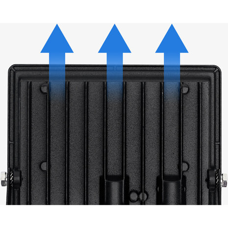 HLW LED LED Bouwlamp IP65 Waterdicht - Zwarte & Witte LED Lamp met Neutraal Wit