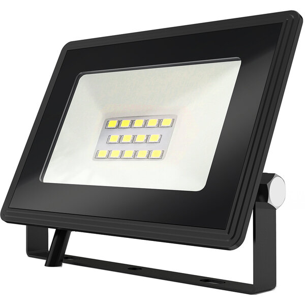 HLW LED Waterdichte LED Bouwlamp 10W IP65 - Zwarte & Witte Vloerlamp Koud Wit 6000K