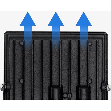 HLW LED LED Bouwlamp 20W - Mat Zwart & Wit, Waterdicht IP65, Neutraal Wit Licht