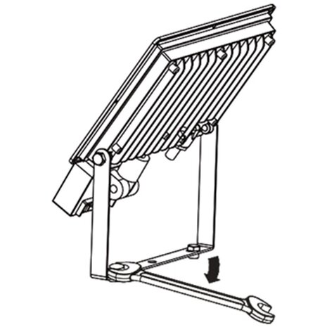 HLW LED LED Bouwlamp 20W - Mat Zwart & Wit, Waterdicht IP65, Neutraal Wit Licht