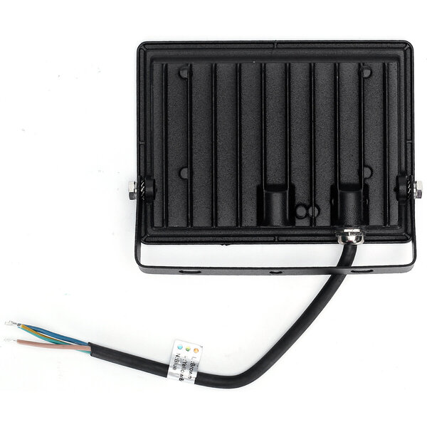 HLW LED Waterdichte LED Bouwlamp 30W IP65 - Zwarte & Witte Vloerlamp, Koud Wit 6000K