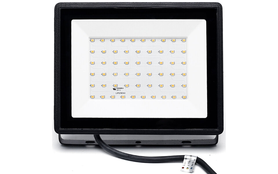 HLW LED LED Bouwlamp 50 Watt IP65 - Waterdichte Zwarte & Witte LED Lamp met Neutraal Wit Licht HLW LED LED Bouwlamp 50 Watt IP65 - Waterdichte Zwarte & Witte LED Lamp met Neutraal Wit Licht