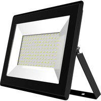 LED Bouwlamp 100W - Waterdicht IP65 - Zwart & Wit Neutraal Wit