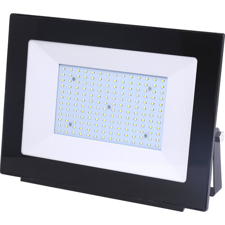 HLW LED Robuuste LED Bouwlamp IP65 - Zwart & Wit, Koud Wit 6000K, Waterdicht
