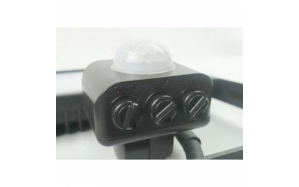 HLW LED LED Bouwlamp en LED Wandlamp met Sensor - Zwarte en Witte Vloerlamp - Koud Wit 6000K