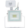 HLW LED LED Bouwlamp 10W met Sensor | Waterdichte LED Bouwlamp & Wandlamp IP65, Koud Wit 6000K