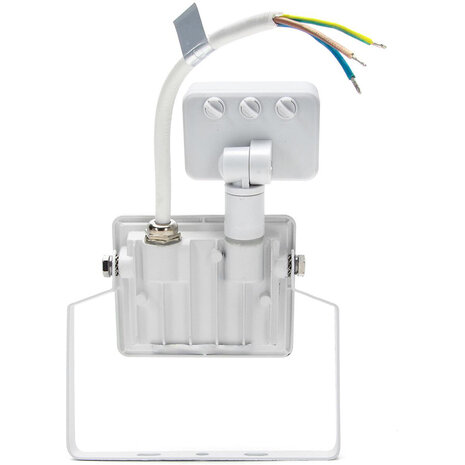 HLW LED LED Bouwlamp 10W met Sensor | Waterdichte LED Bouwlamp & Wandlamp IP65, Koud Wit 6000K