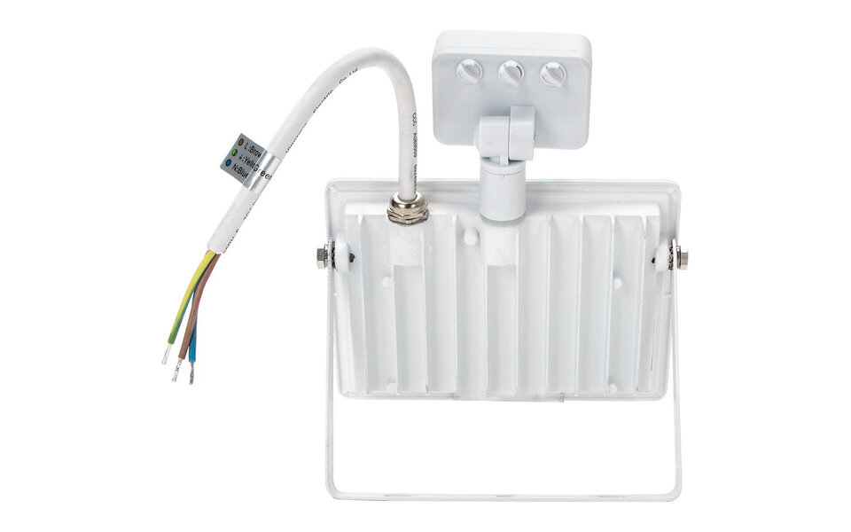 HLW LED LED Bouwlamp 30W met Sensor - Waterdichte LED Bouwlamp & Wandlamp IP65 Koud Wit 6400K