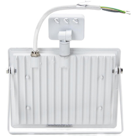 HLW LED LED Lamp 50W - Witte Vloerlamp & LED Wandlamp met Sensor, IP65, Koud Wit 6000K