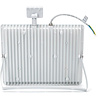 HLW LED LED Bouwlamp 100W met Sensor - Waterdicht IP65, Koud Wit 6400K & Mat Wit Aluminium