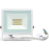 HLW LED LED Bouwlamp 10W - Witte, Waterdichte LED Lamp met Neutraal Wit Licht en IP65