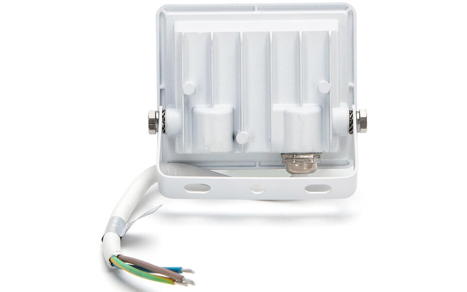 HLW LED LED Bouwlamp 10W - Witte, Waterdichte LED Lamp met Neutraal Wit Licht en IP65