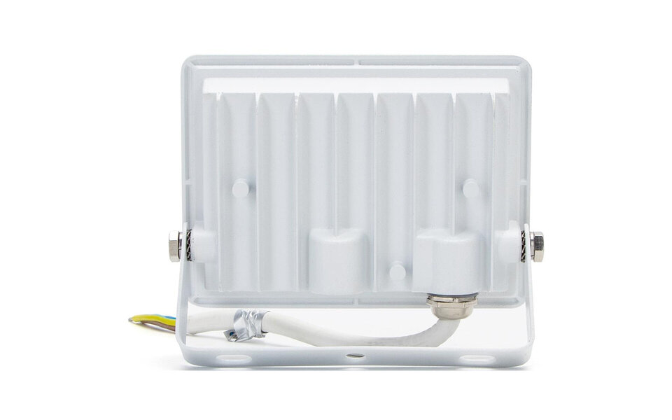 HLW LED LED Bouwlamp 20W - Waterdicht IP65 Mat Wit, Koud Wit 6000K LED Lamp