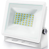 HLW LED Waterdichte LED Bouwlamp 30W IP65 - Neutraal Wit, Mat Wit Aluminium