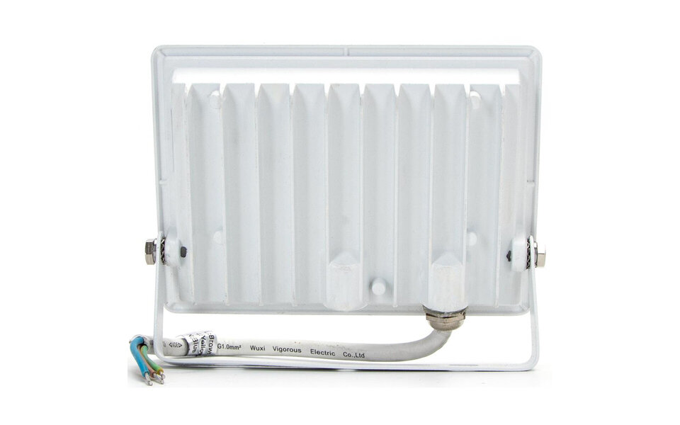 HLW LED LED Bouwlamp 30W - Witte Waterdichte LED Lamp IP65 - Koud Wit 6000K HLW LED LED Bouwlamp 30W - Witte Waterdichte LED Lamp IP65 - Koud Wit 6000K