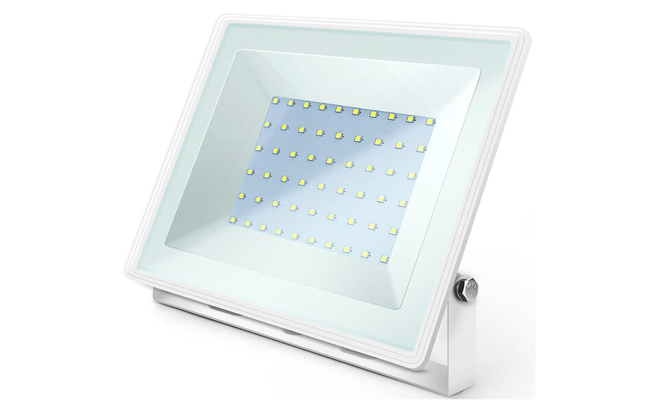 HLW LED Mat Witte LED Bouwlamp 50W - Waterdicht IP65 - Koud Wit 6000K LED Lamp