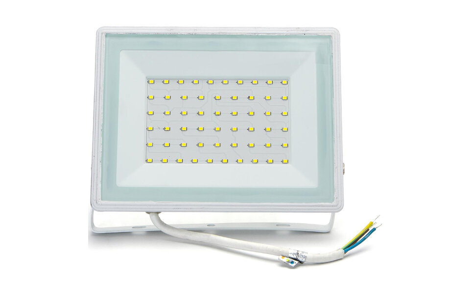 HLW LED Mat Witte LED Bouwlamp 50W - Waterdicht IP65 - Koud Wit 6000K LED Lamp