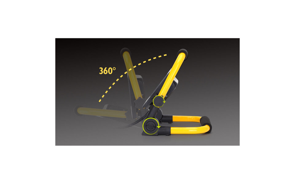 HLW LED Waterdichte Verstelbare LED Bouwlamp - Koud Wit 6000K Daglicht Wit