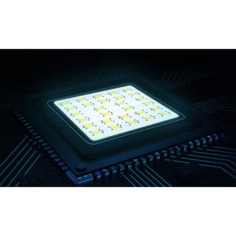 HLW LED Waterdichte Verstelbare LED Bouwlamp - Koud Wit 6000K Daglicht Wit