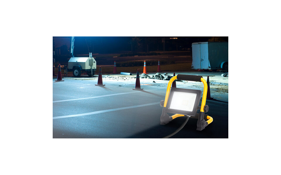 HLW LED Waterdichte Verstelbare LED Bouwlamp 30W - Koud Wit 6000K Daglicht HLW LED Waterdichte Verstelbare LED Bouwlamp 30W - Koud Wit 6000K Daglicht