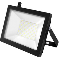 LED Bouwlamp 100W - Waterdicht IP65 - Zwart & Wit Koud Wit