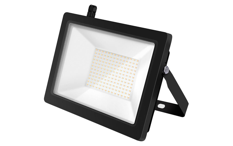 HLW LED LED Bouwlamp 100W - Waterdichte IP65 Bouwlamp - Zwart & Wit - Neutraal Wit 4000K HLW LED LED Bouwlamp 100W - Waterdichte IP65 Bouwlamp - Zwart & Wit - Neutraal Wit 4000K