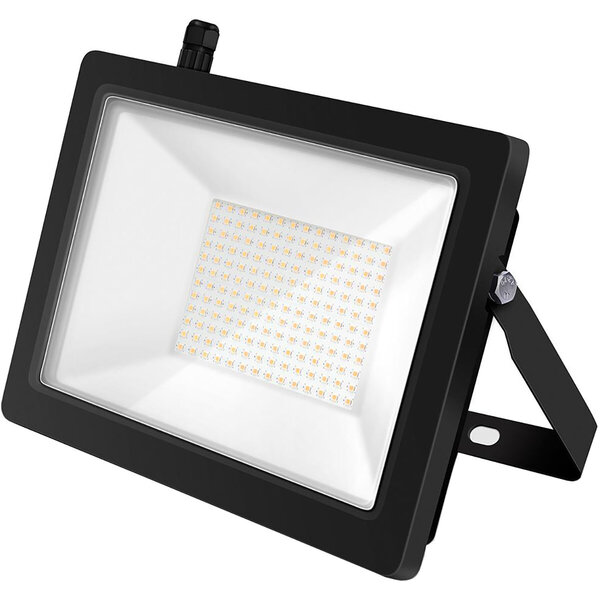 HLW LED LED Bouwlamp 100W - Waterdichte IP65 Bouwlamp - Zwart & Wit - Neutraal Wit 4000K