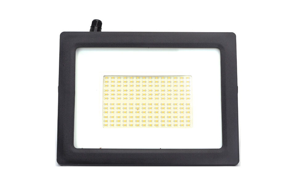 HLW LED LED Bouwlamp 100W - Waterdichte IP65 Bouwlamp - Zwart & Wit - Neutraal Wit 4000K HLW LED LED Bouwlamp 100W - Waterdichte IP65 Bouwlamp - Zwart & Wit - Neutraal Wit 4000K