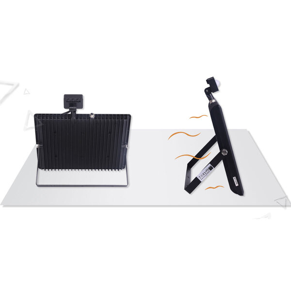 HLW LED Waterdichte LED Bouwlamp & Wandlamp met Sensor, IP65, Neutraal Wit 4000K, Mat Zwart HLW LED Waterdichte LED Bouwlamp & Wandlamp met Sensor, IP65, Neutraal Wit 4000K, Mat Zwart