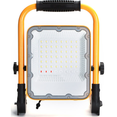 HLW LED Dimbare en Verstelbare LED Bouwlamp op Accu - Waterdicht IP65 Koud Wit 6500K