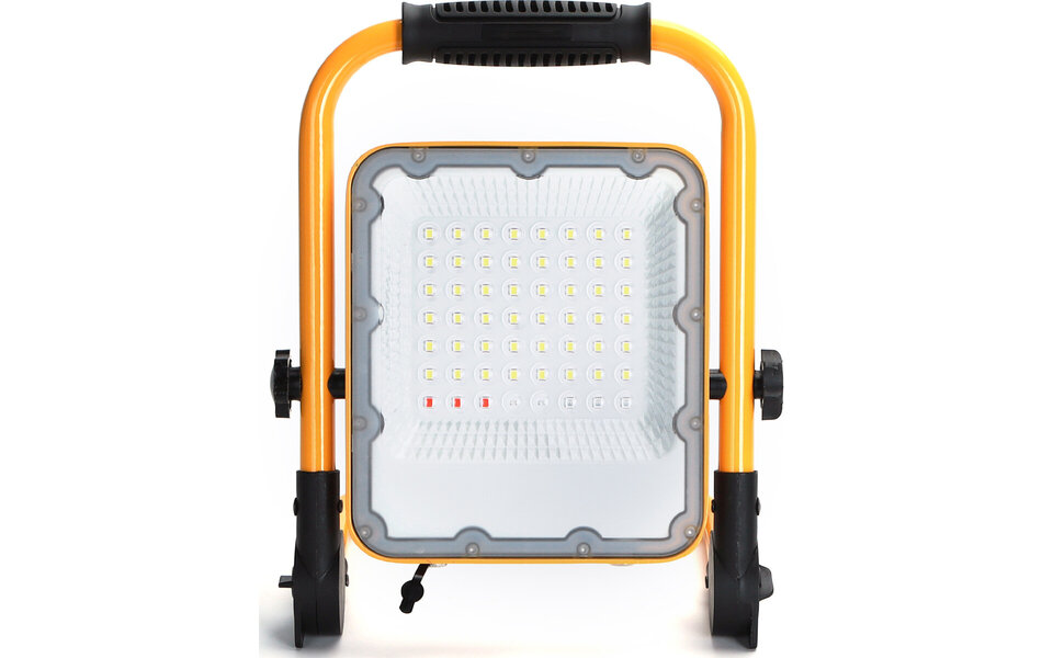 HLW LED Dimbare en Verstelbare LED Bouwlamp op Accu - Waterdicht IP65 Koud Wit 6500K HLW LED Dimbare en Verstelbare LED Bouwlamp op Accu - Waterdicht IP65 Koud Wit 6500K