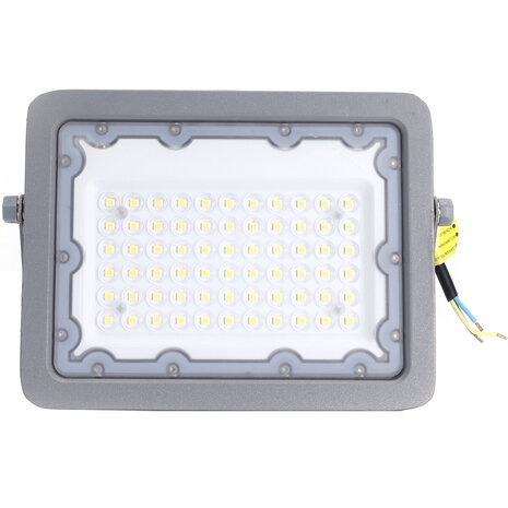 HLW LED LED Bouwlamp Verstelbaar - Witte Vloerlamp Waterdicht IP65 - Koud Wit 6000K Daglicht Wit