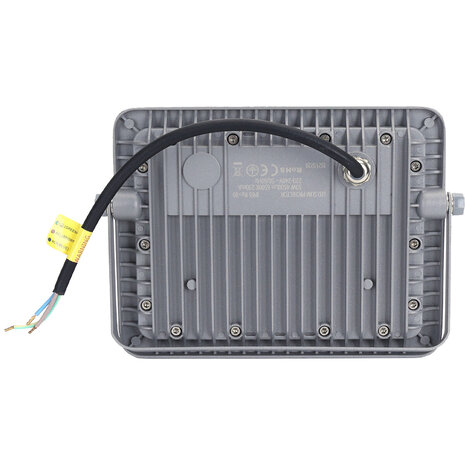 HLW LED LED Bouwlamp Verstelbaar - Witte Vloerlamp Waterdicht IP65 - Koud Wit 6000K Daglicht Wit