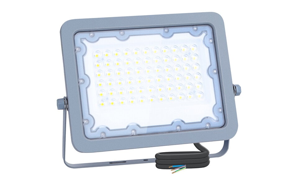 HLW LED LED Bouwlamp Verstelbaar - Witte Vloerlamp Waterdicht IP65 - Koud Wit 6000K Daglicht Wit
