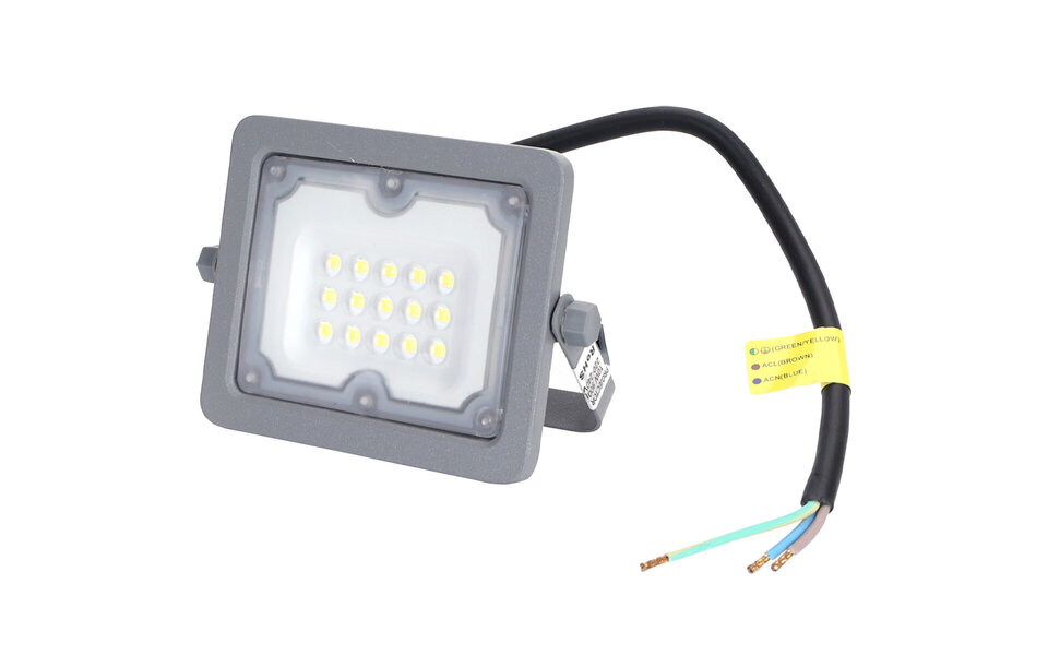HLW LED LED Bouwlamp Verstelbaar Waterdicht IP65 Witte Vloerlamp Koud Wit 6000K