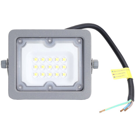 HLW LED LED Bouwlamp Verstelbaar Waterdicht IP65 Witte Vloerlamp Koud Wit 6000K