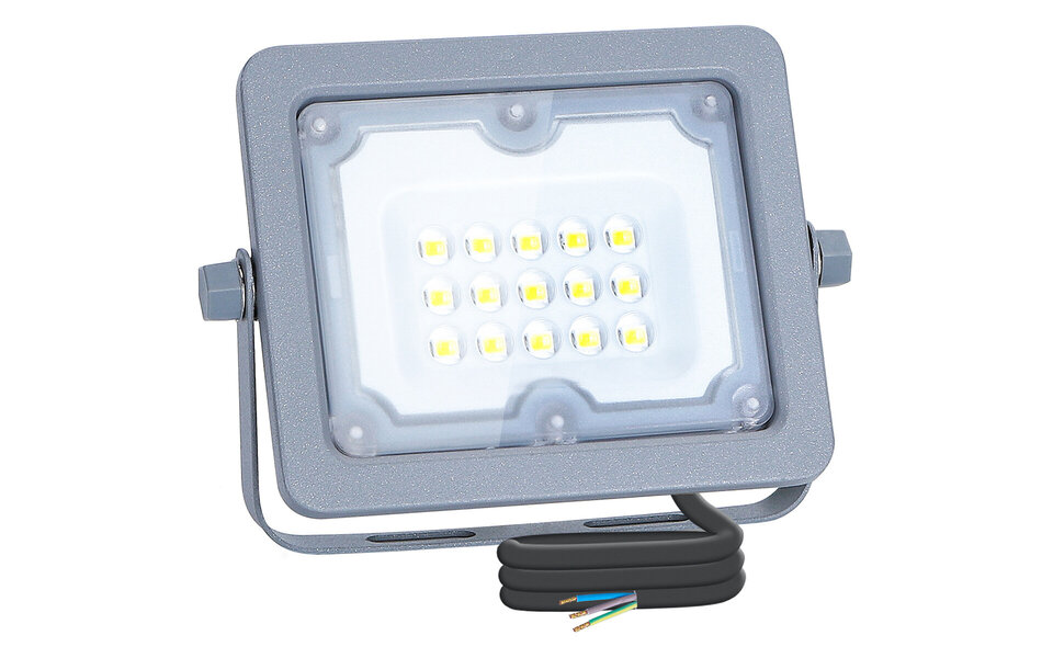 HLW LED LED Bouwlamp Verstelbaar Waterdicht IP65 Witte Vloerlamp Koud Wit 6000K