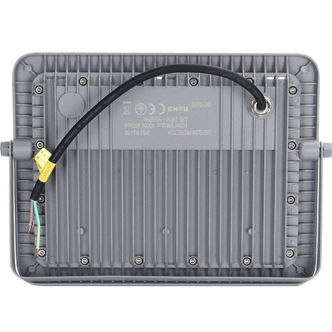 HLW LED Verstelbare LED Bouwlamp 100W - Witte Waterdichte LED Lamp IP65 Neutraal Wit