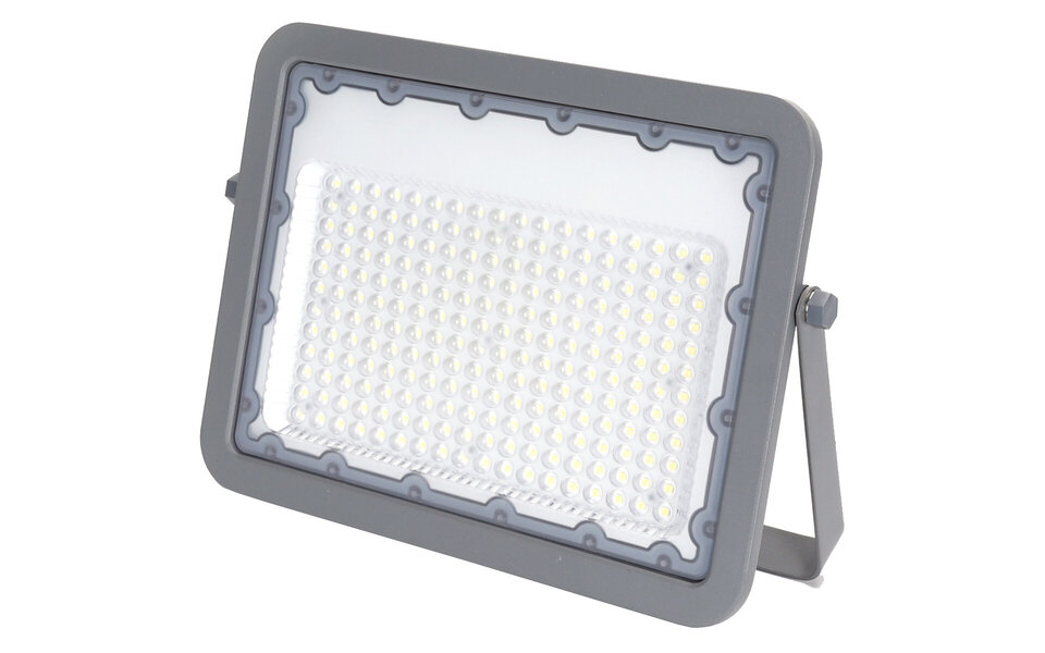 HLW LED Waterdichte Verstelbare LED Bouwlamp - Koud Wit 6000K - IP65, Witte Vloerlamp