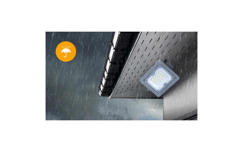 HLW LED Waterdichte Verstelbare LED Bouwlamp - Witte LED Lamp, IP65, Neutraal Wit