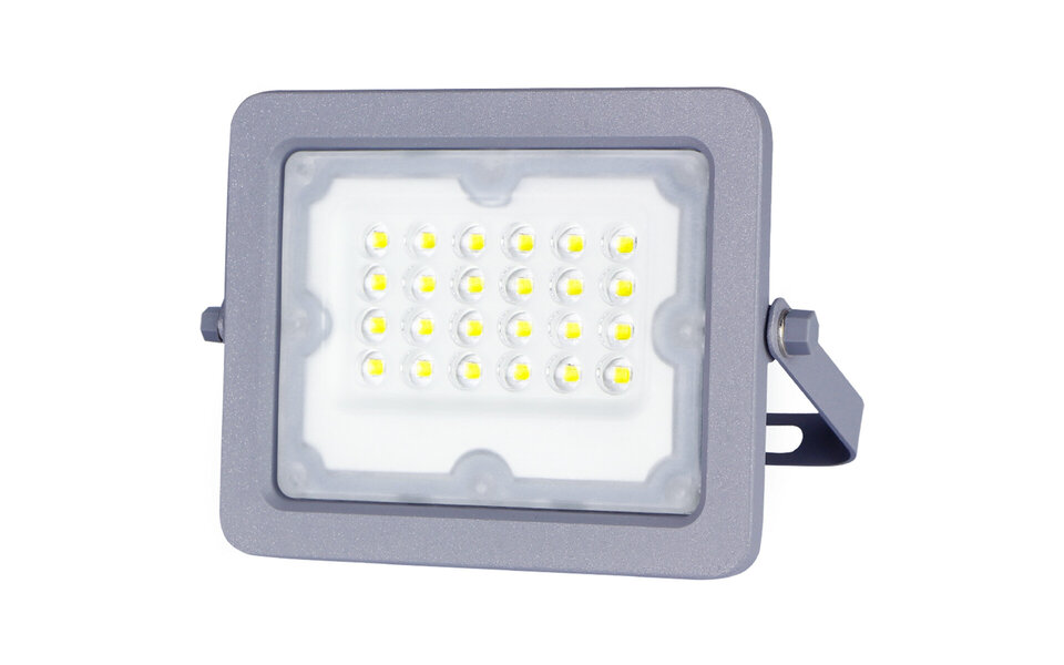 HLW LED LED Bouwlamp Verstelbaar - Witte Vloerlamp Waterdicht IP65 - Koud Wit 6000K Daglicht Wit