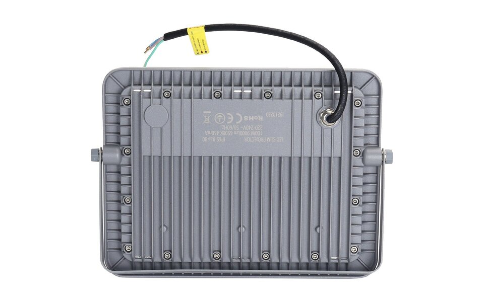 HLW LED LED Bouwlamp Verstelbaar Waterdicht IP65 - Witte Vloerlamp Koud Wit 6000K Daglicht Wit