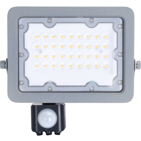 HLW LED Waterdichte LED Bouwlamp & Wandlamp met Sensor - Verstelbaar, Neutraal Wit 4000K