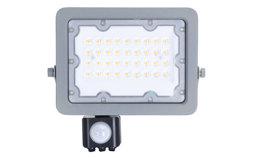 HLW LED Waterdichte LED Bouwlamp & Wandlamp met Sensor - Verstelbaar, Neutraal Wit 4000K