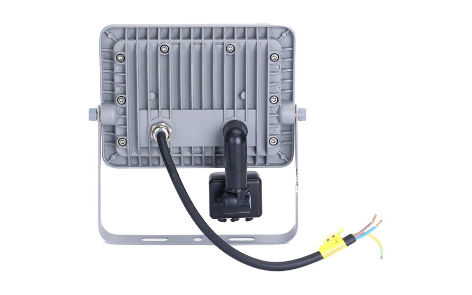 HLW LED Waterdichte LED Bouwlamp met Sensor 30W - Koud Wit 6500K - Verstelbaar & Aluminium